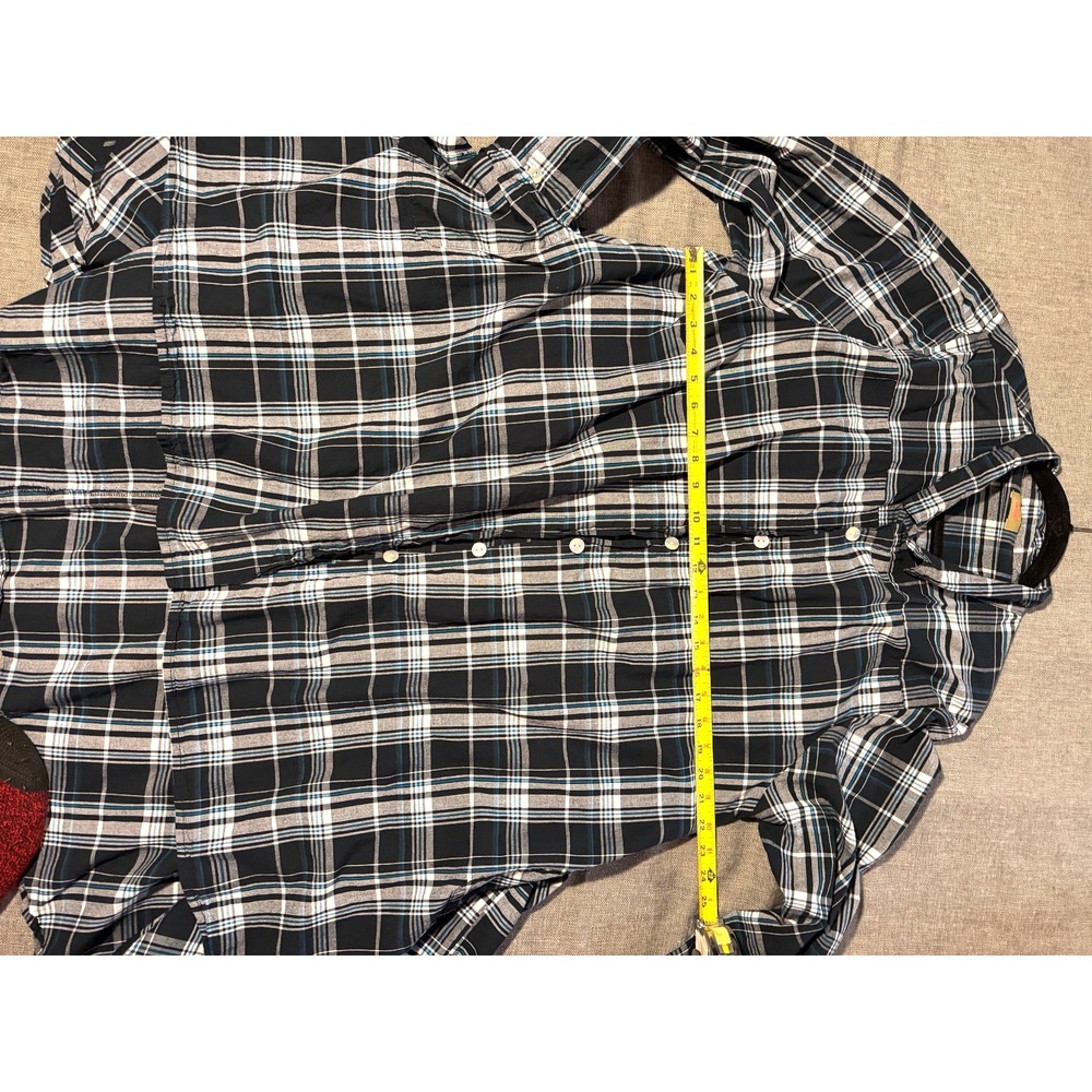 Extra large plaid button up flair shirt by Tulip - Picture 11 of 16